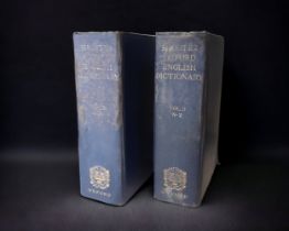 Vol I & II Shorter Oxford English Dictionaries.