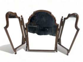 A Victorian Mahogany Dresser Swing Mirror.