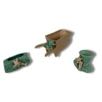 Sylvac Elf Ceramics to include the Wheelbarrow Figure. x 3 Model numbers 747, 2275, 2278