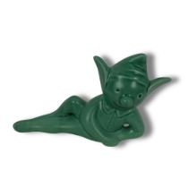 Sylvac Green Elf Figurine