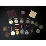 A COLLECTION OF 16 MISCELLANEOUS BRITISH MEDALS.