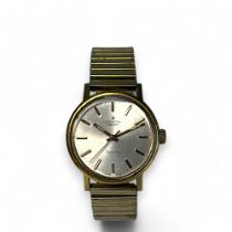 A vintage Zenith Sporto 28800 men's wristwatch. Gold plated.