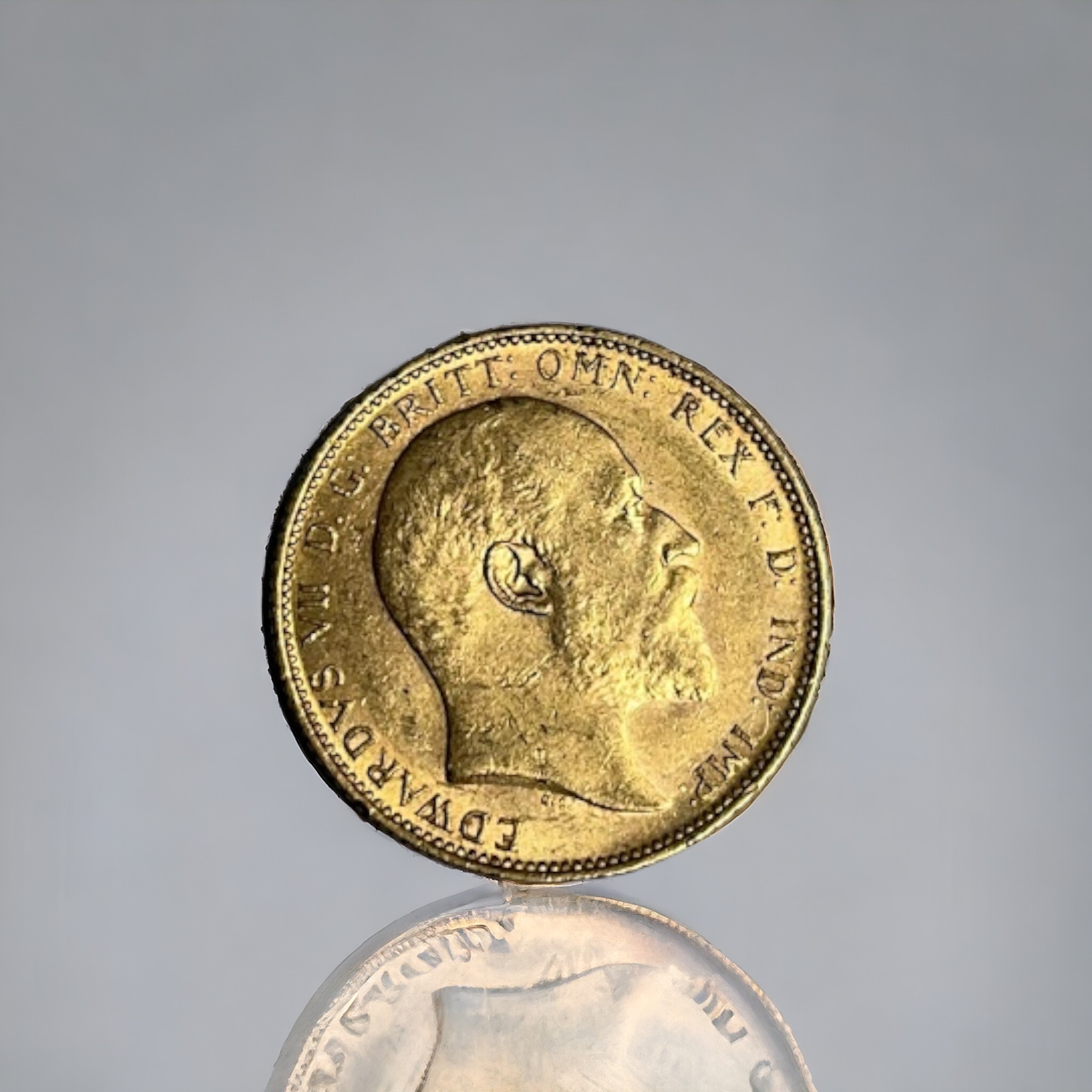 A 1905 GOLD SOVEREIGN. Diameter - 22mm Weight - 7.98g - Image 2 of 2