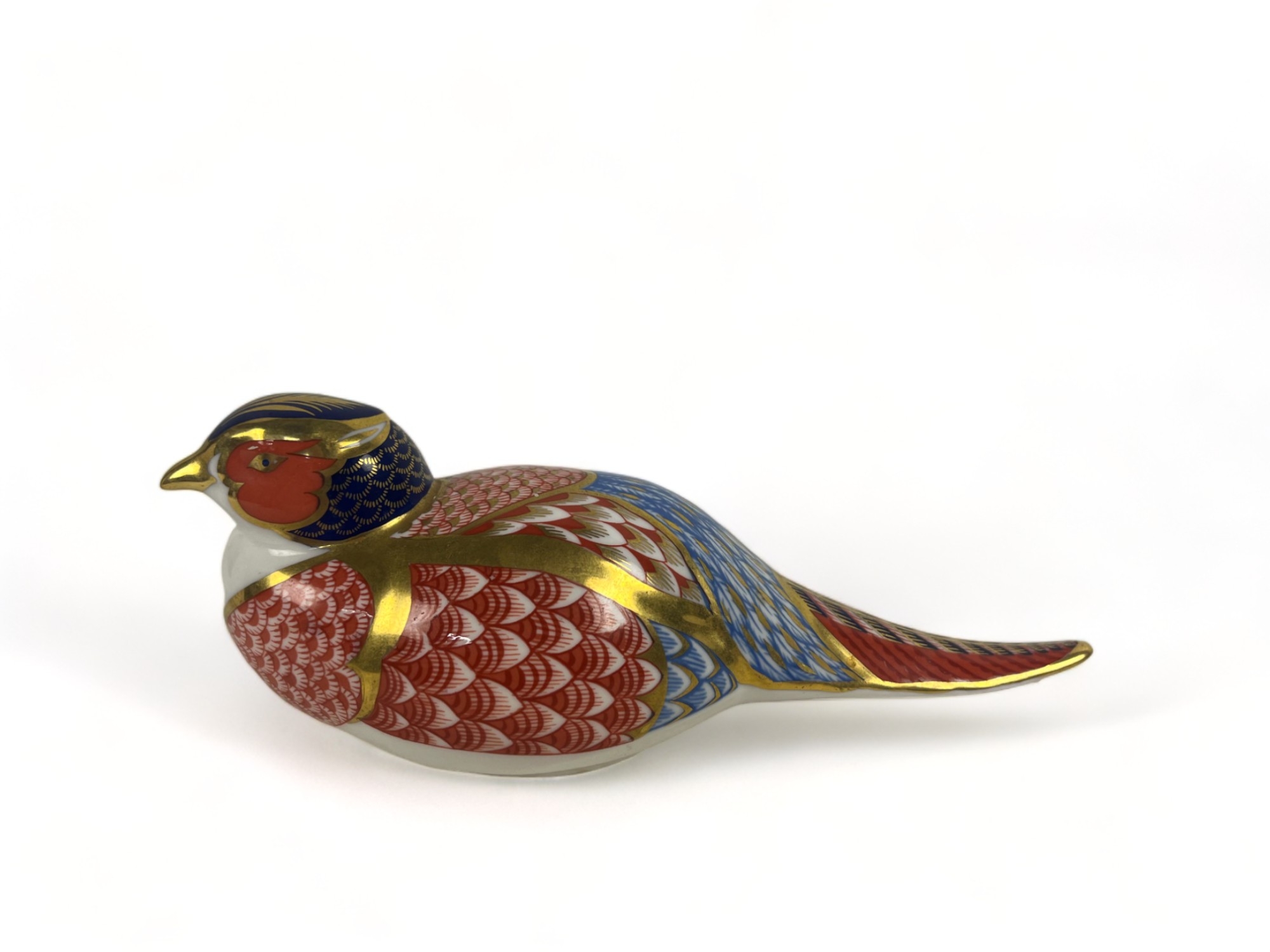 Two Royal Crown Derby paperweights. Including a Pheasant & penguin. - Image 2 of 4