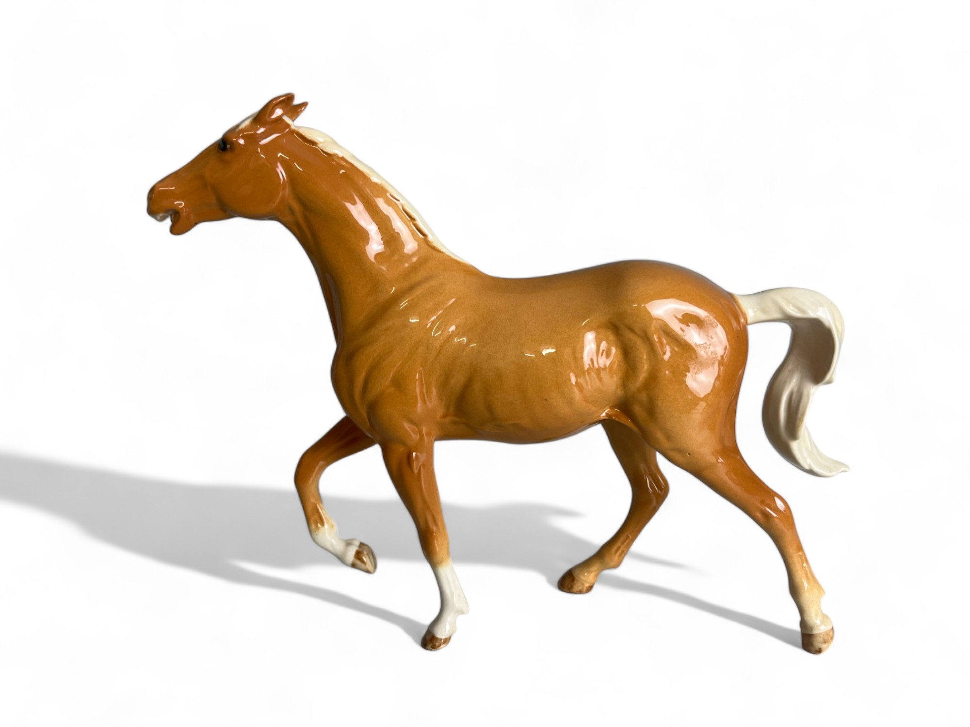 A Collection of Four Bone China Horse Figures.  - Image 2 of 5