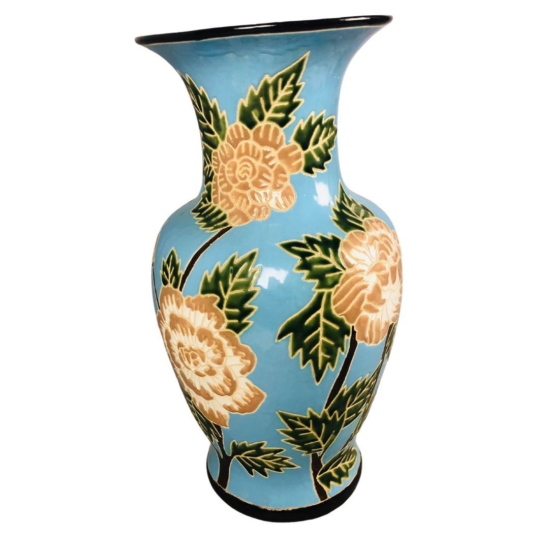 Tall Mid Century Decorative Japanese Vase approx 51cm tall  - Image 2 of 3