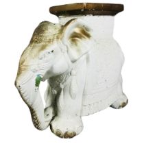 Ceramic Elephant Plant Stand