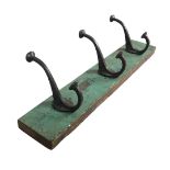 Wooden coat rack with 3 hooks ref 51 