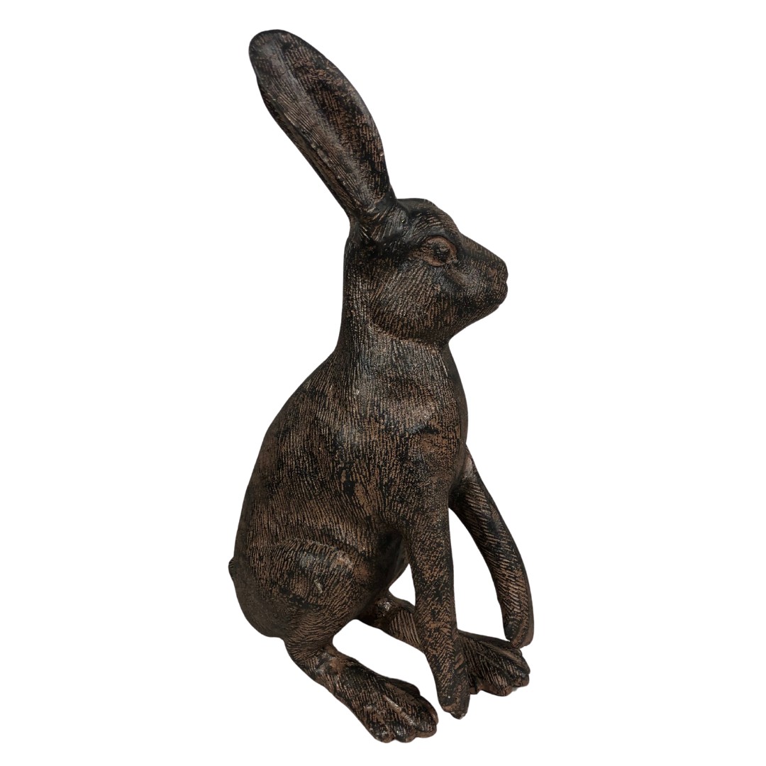 Metal statue of a Hare ref 42 