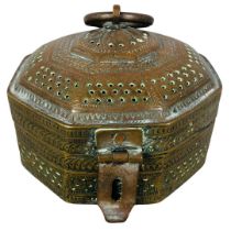A 19th Century Asian Betel Nut Bronze Copper Box