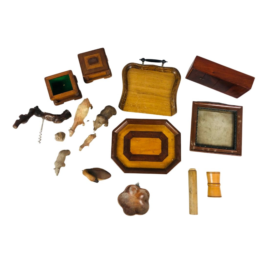 Collection of Wooden Treen Items  - Image 2 of 3