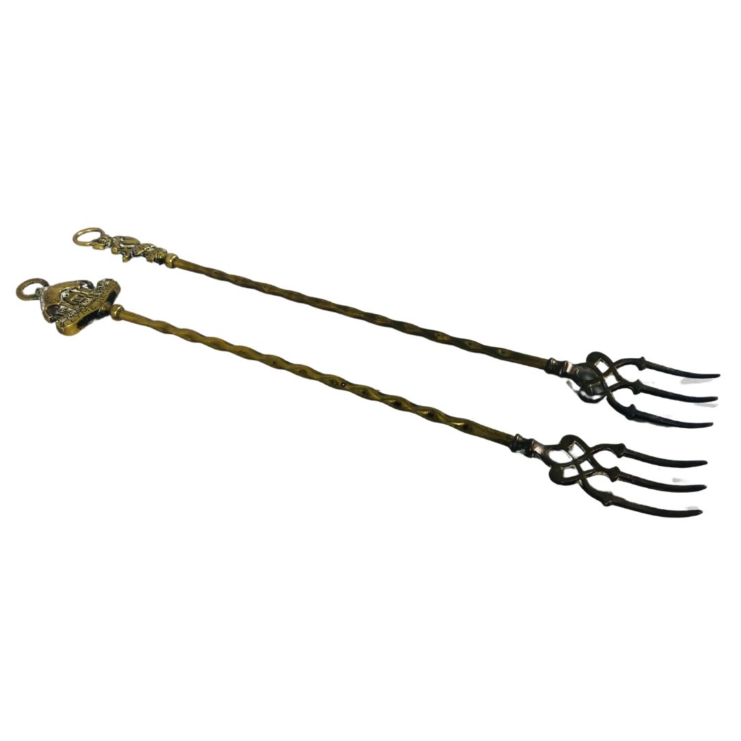 2 Brass Toasting Forks.  - Image 2 of 3