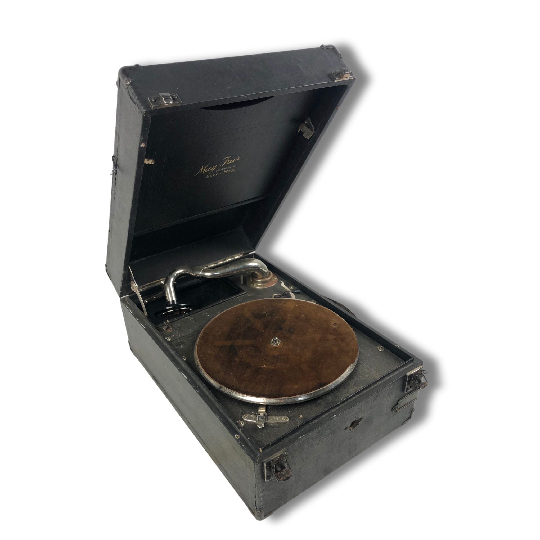 Vintage Mayfair Gramophone Record Player  - Image 2 of 3