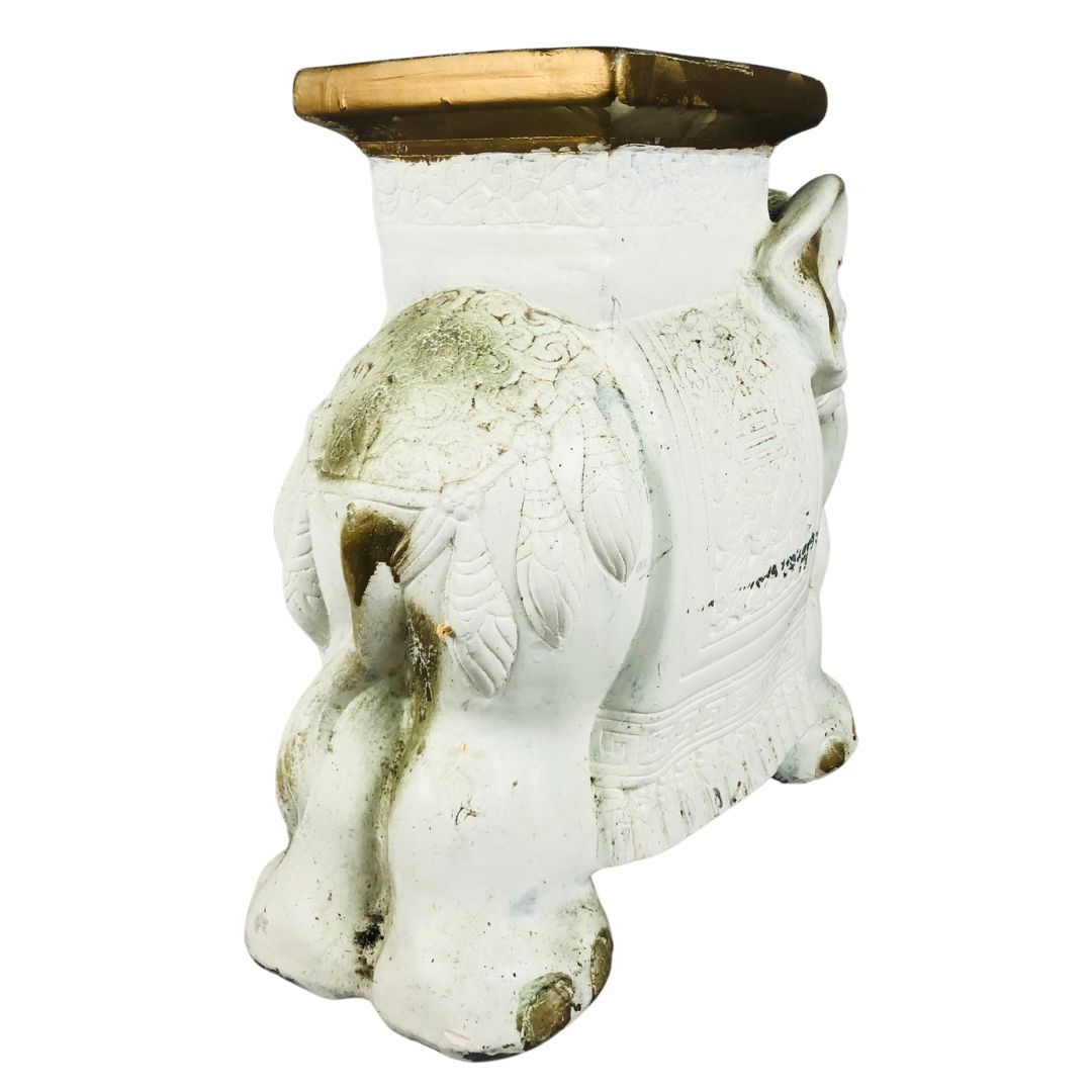 Ceramic Elephant Plant Stand  - Image 3 of 3