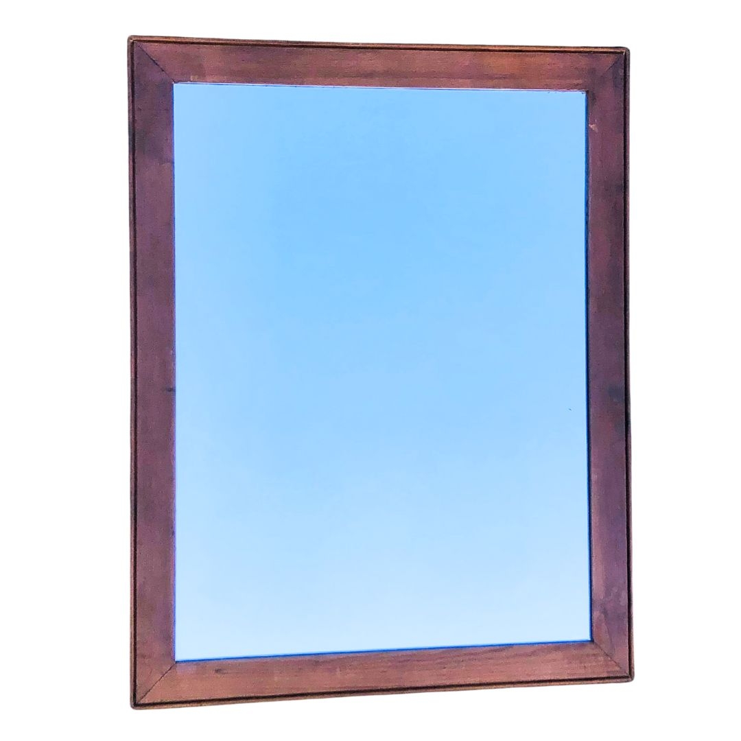 Pine Wooden Framed Mirror 