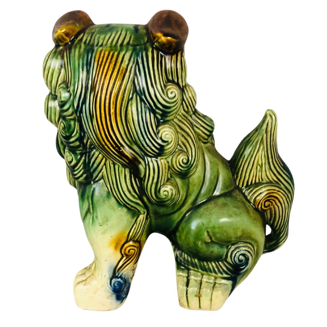 Pottery Chinese Foo Dog  30cms high  - Image 2 of 4