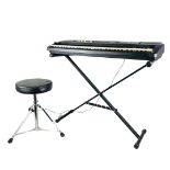 Yamaha Keyboard and stool 
