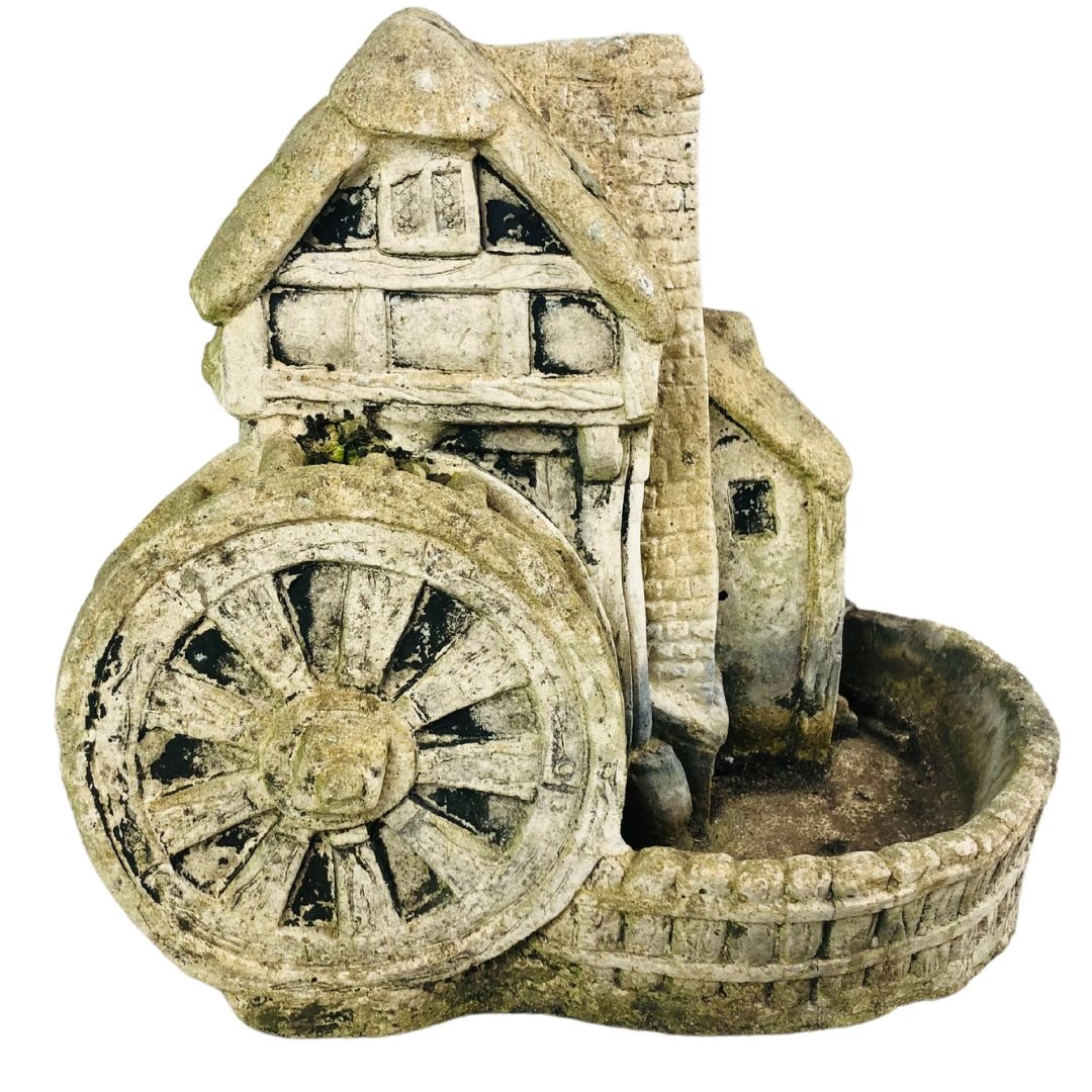 Garden Ornament in the shape of a Waterwheel  - Image 2 of 3