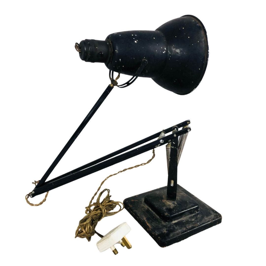 Black Model 1227 Two Step Anglepoise Lamp  - Image 2 of 3