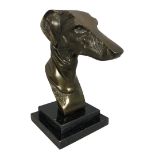 Greyhound Figure on a Marble Base ref 8 