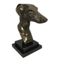 Greyhound Figure on a Marble Base ref 8