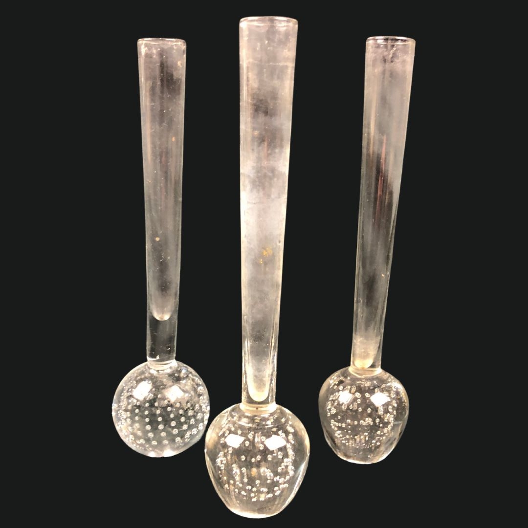 Three Glass Bud Vases  - Image 2 of 3