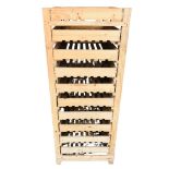 Pine  Wooden Apple Storage Shelving Unit - 10 shelves 
