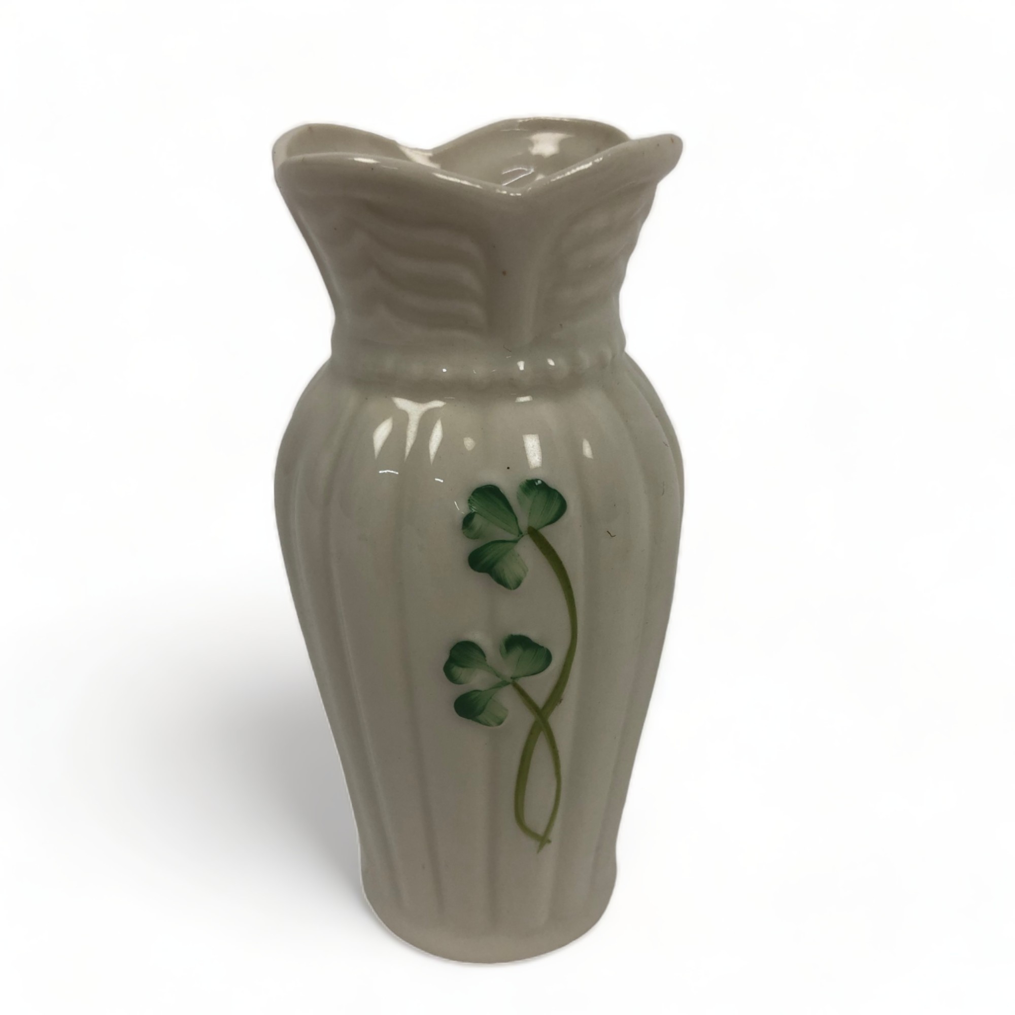Two Belleek Porcelain Vases.  - Image 2 of 5