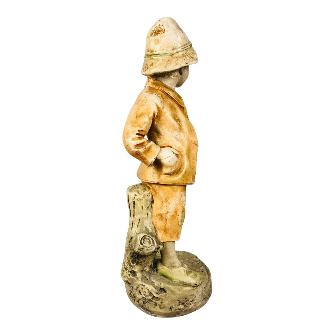 Vintage Plaster Statuette painted approx 56cm tall  - Image 2 of 3