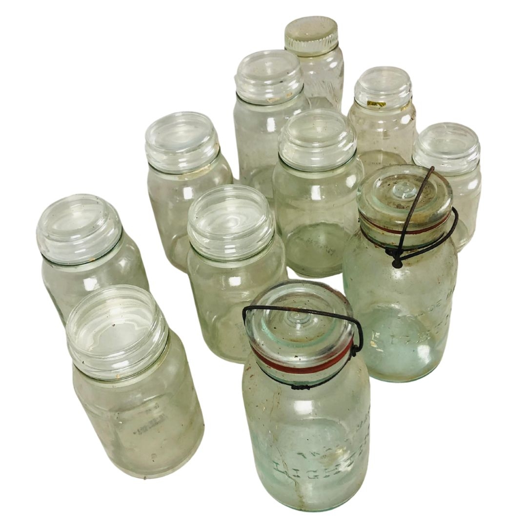 Collection of Glass Storage Jars  - Image 3 of 3