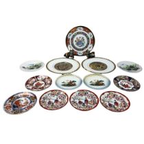 Collection of Plates including Bavaria and Chokin Plates.