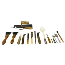 Collection of Vintage Tools - Including Paring Knife, Pointing Trowel, Scrapers Etc 