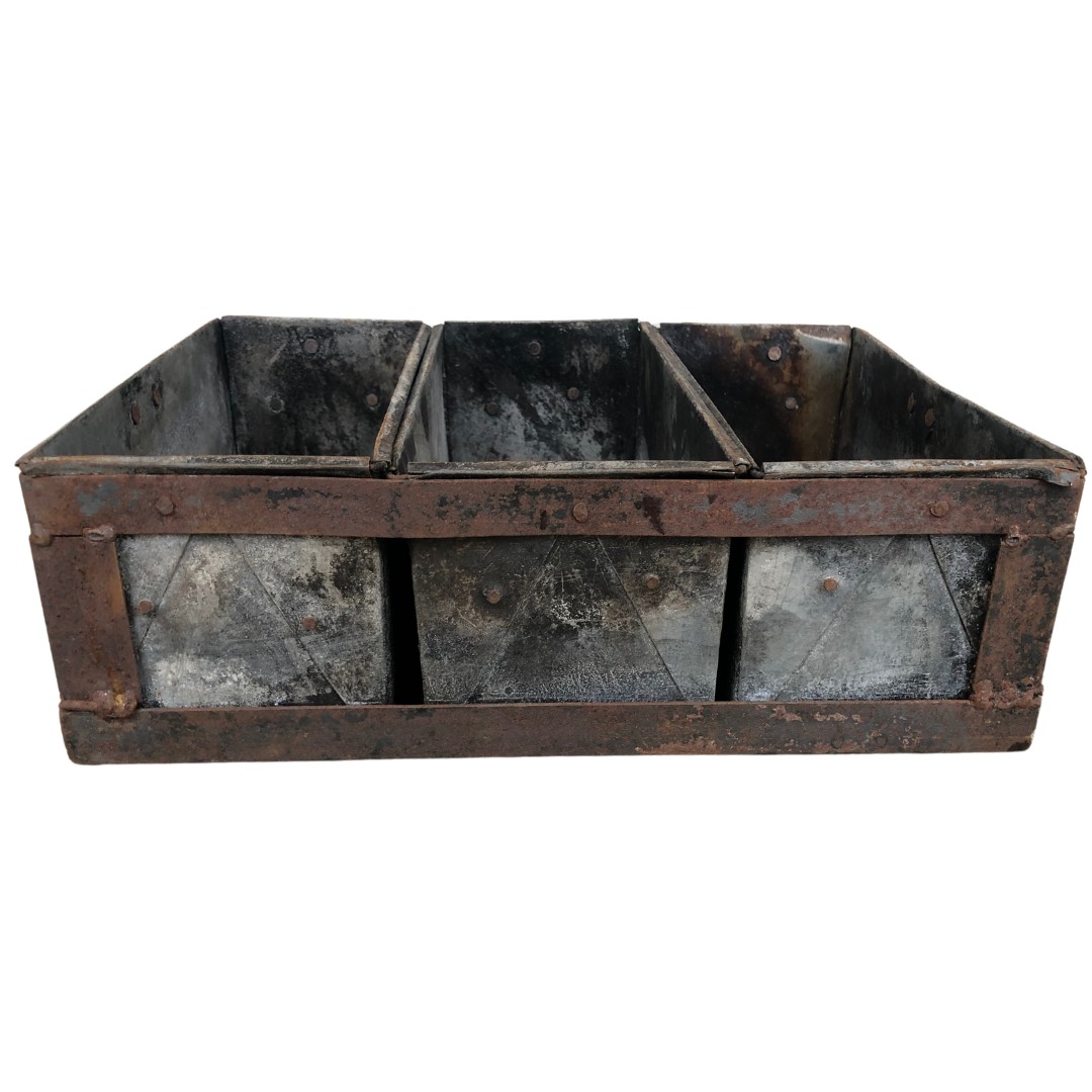 Galvanised Steel Brick Mould Planter ref 76 