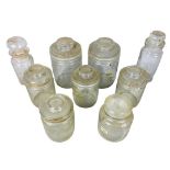 Collection of Glass Storage Jars 