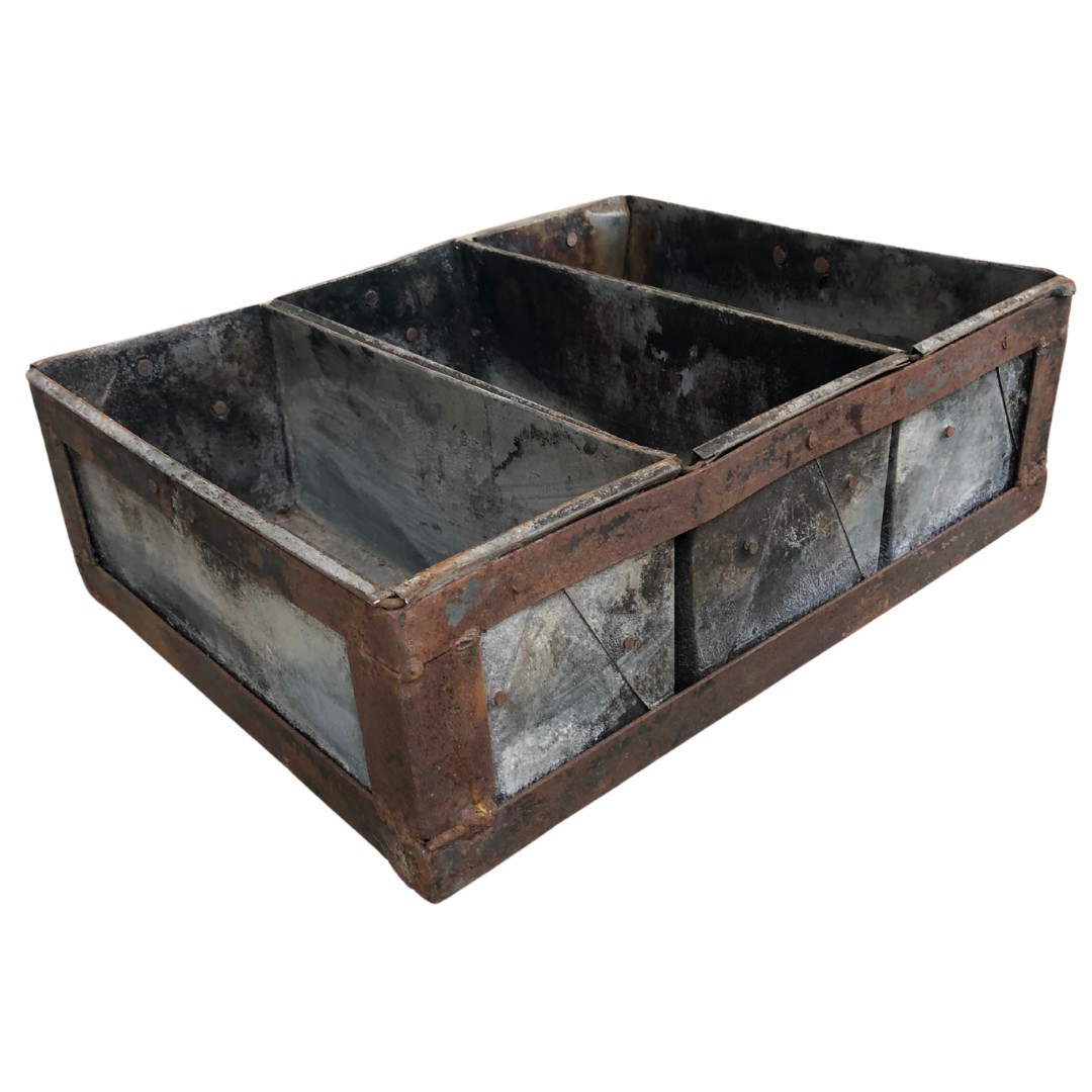 Galvanised Steel Brick Mould Planter ref 76  - Image 3 of 4