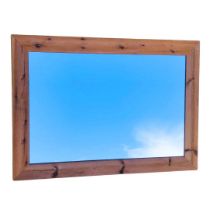 Pine Wooden Framed Mirror