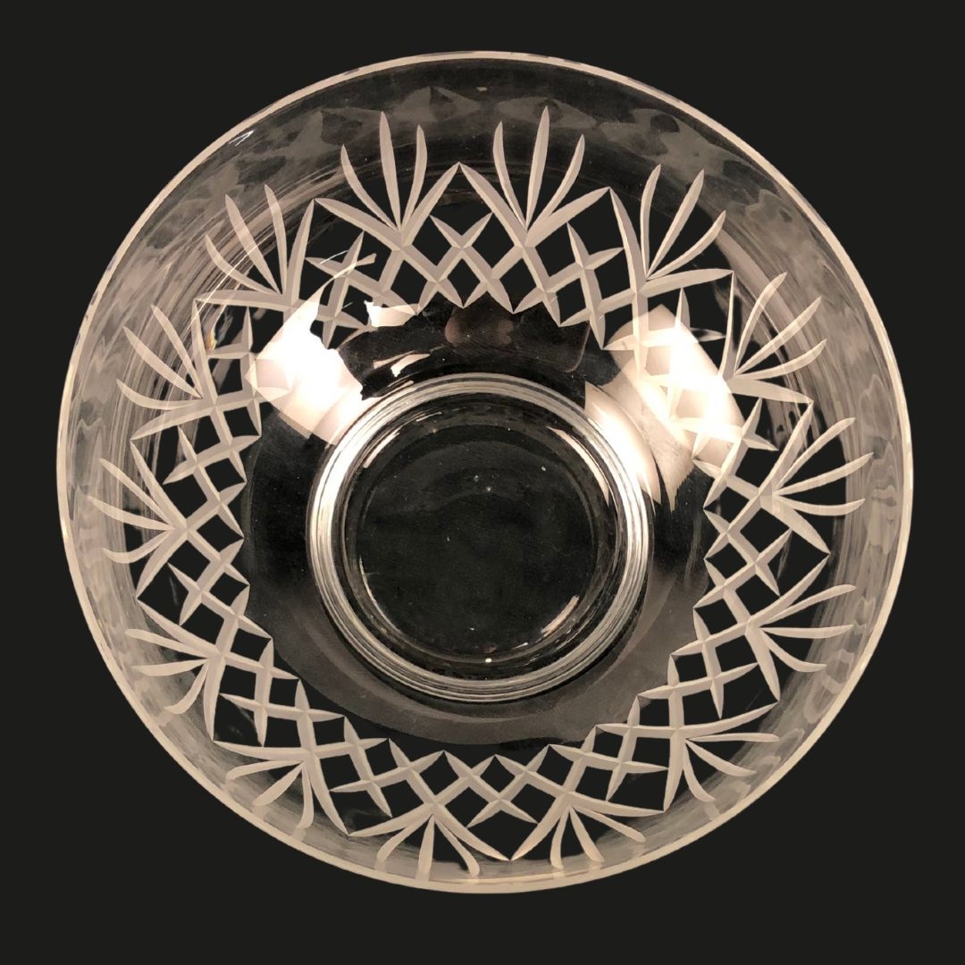 Large Dartington Crystal Glass Bowl  - Image 2 of 3