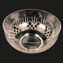 Large Dartington Crystal Glass Bowl