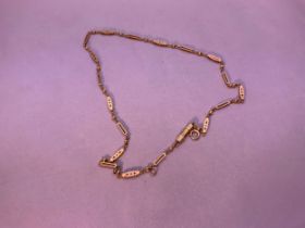Unmarked Victorian Gold Necklace - 48cm - 16.7g - - Buyer to Satisfy Content Prior to Bidding