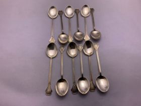 12x Silver Coffee Spoons - 110g