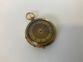 18ct Gold Ladies Fob Watch