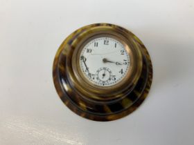Faux Tortoiseshell Clock