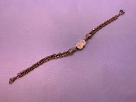 Unmarked Victorian Gold Bracelet - 20cm - 9.5g - Buyer to Satisfy Content Prior to Bidding