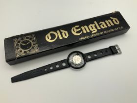 Old England Citroen Steering Wheel Wristwatch