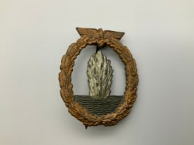 World War II German Minesweeper Badge