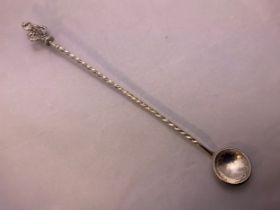 Turkish Coin Spoon - Marked 800 - 57g