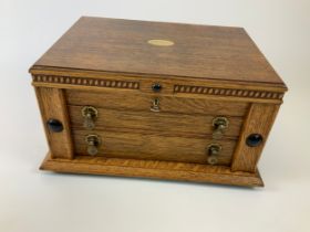 Oak Collectors Cabinet