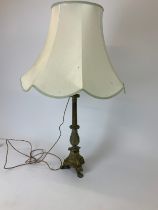 Converted Decorative Victorian Oil Lamp in the Form of a Grecian Column - 92cm