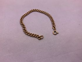 9ct Gold Chain - 19cm - 17.2g