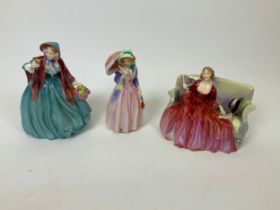 3x Royal Doulton Figurines